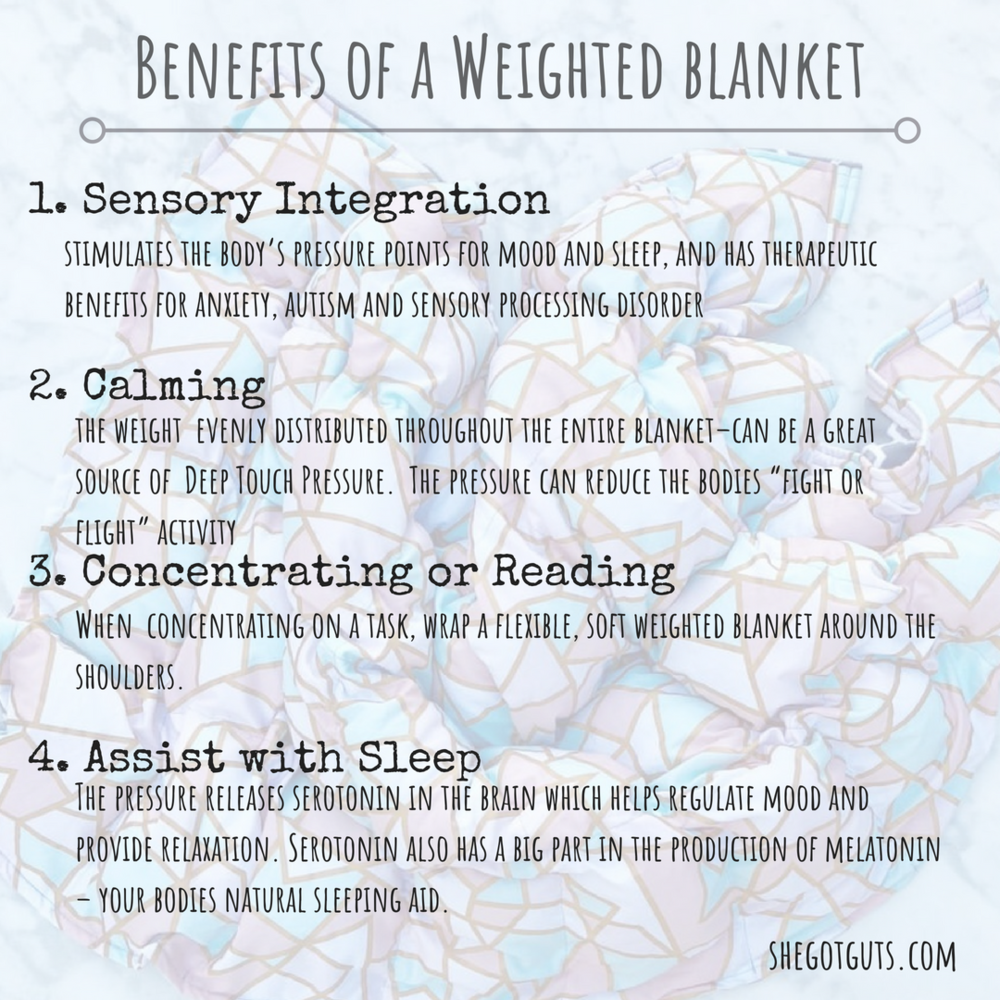 Weighted blanket - What is it & Why is it so good? — She Got Guts