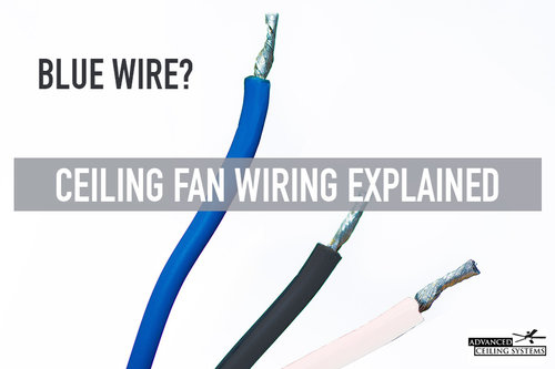 What Is The Blue Wire On A Ceiling Fan Ceiling Fan Wiring