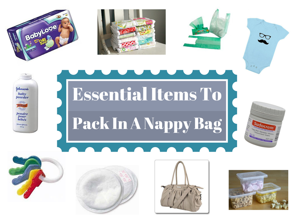 Essential Items To Pack In A Nappy Bag 