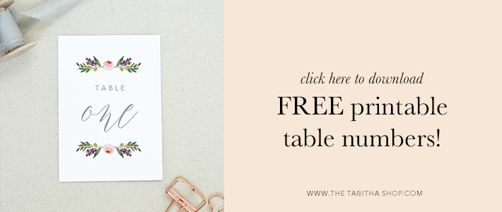 12 Unique Table Numbers (and holders!) — The Tabitha Shop
