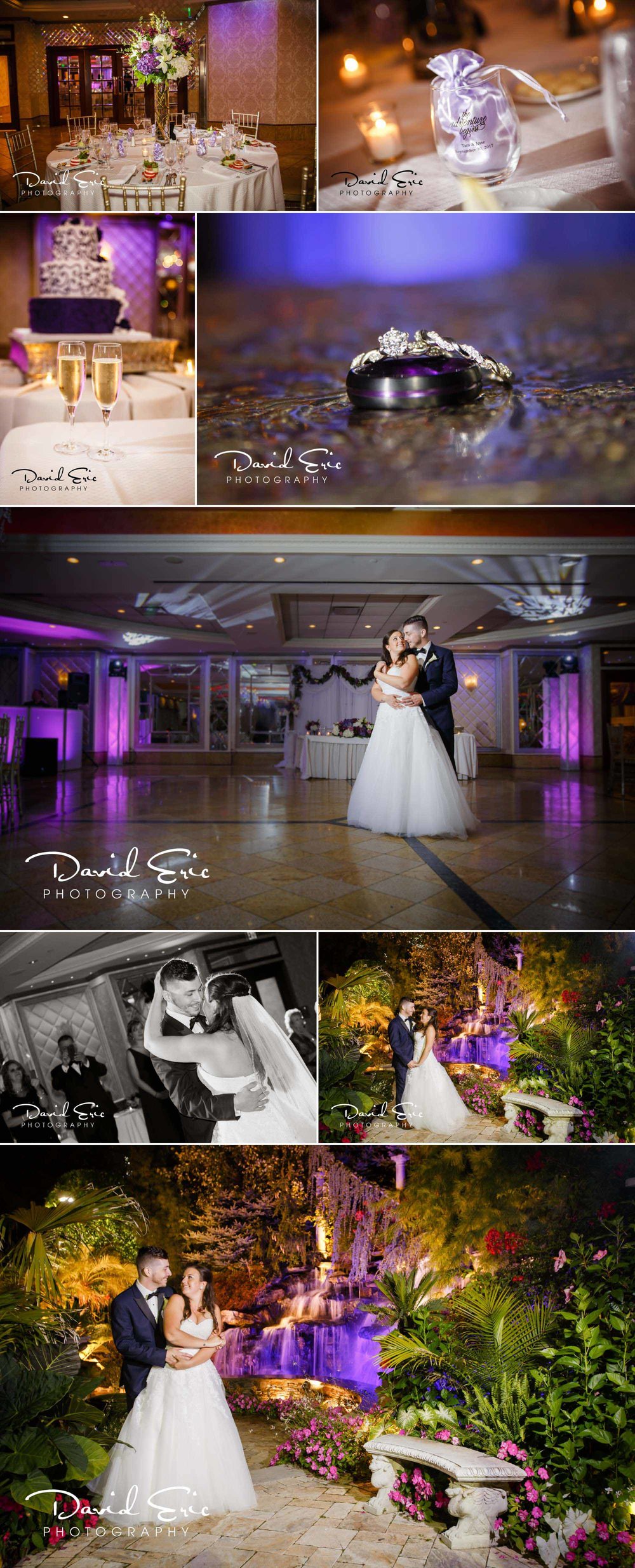  Reception at  Seasons Catering located at 644 Pascack Rd, Township of Washington, NJ 07676 featuring the first dance nighttime photo in the gardens 