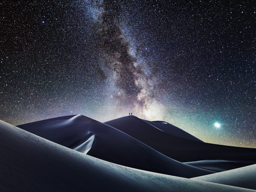 Milky Way Mesquite sanddunes death valley national park night photography galaxy stars.jpg