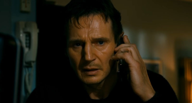 Actor-Liam-Neeson-in-a-trailer-for-the-m