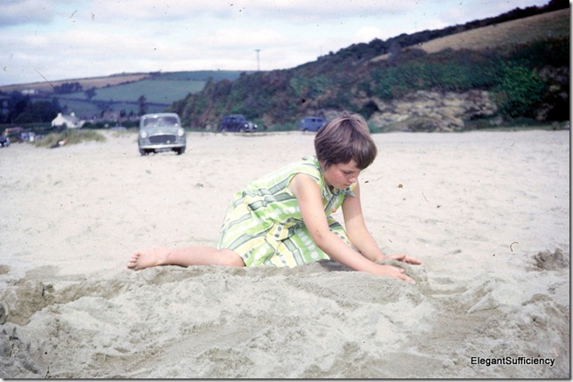 sandcastles at Par in Cornwall