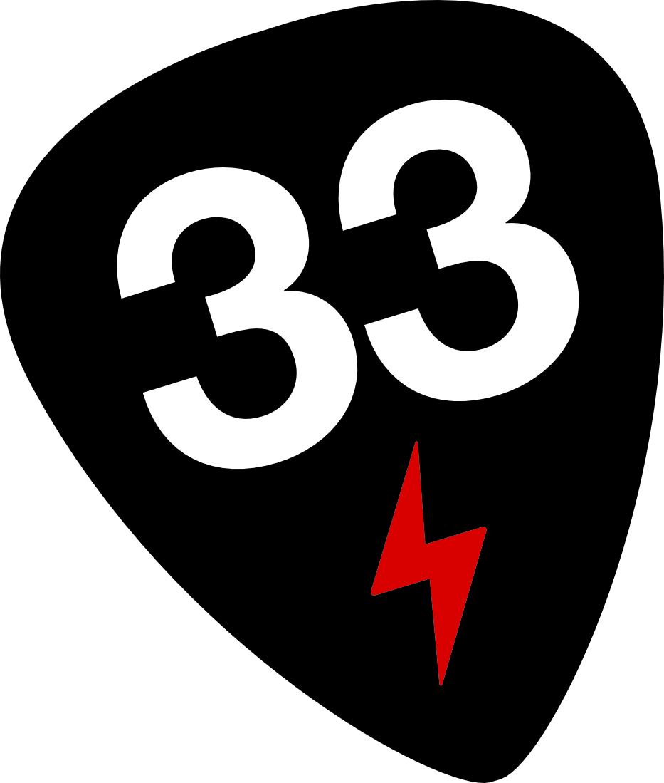 33 songs guitar pick