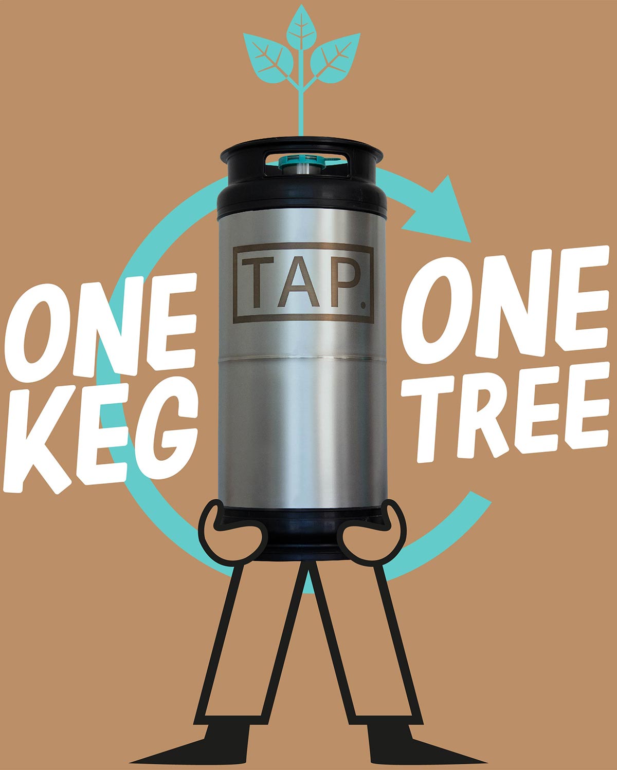 One keg equals one tree