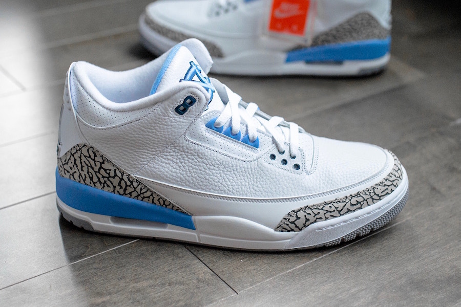 THE AIR JORDAN 3 “UNC” PE WITH LIMITED 