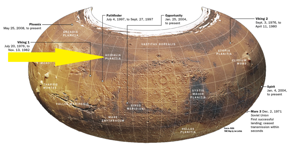 Resultado de imagen de acidalia planitia