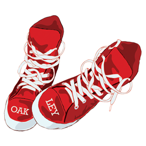red shoes for oakley