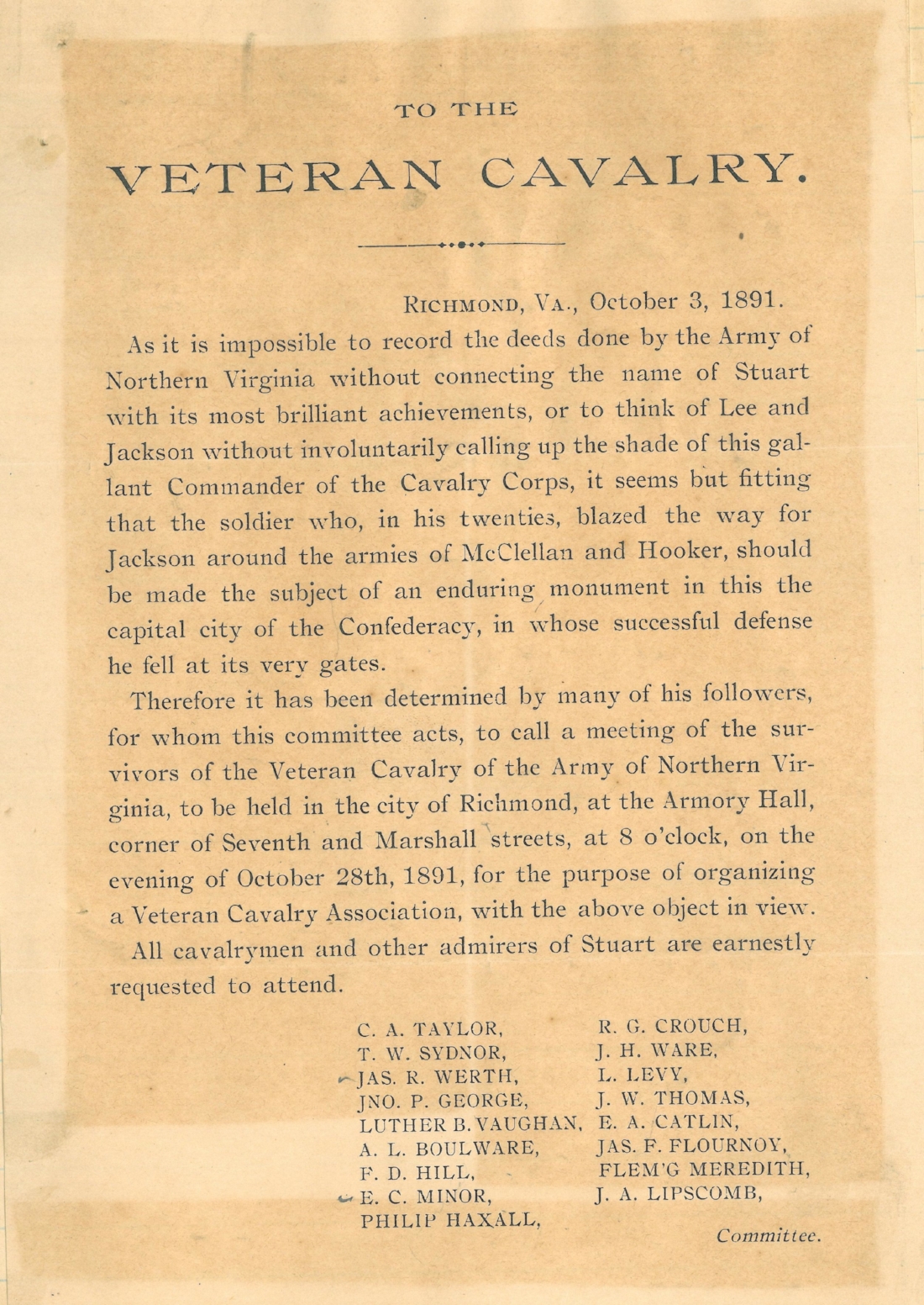 Stuart monument circular on page 3 of minute book.jpg