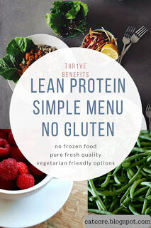 lean protein no gluten thr1ve vegetarian meals