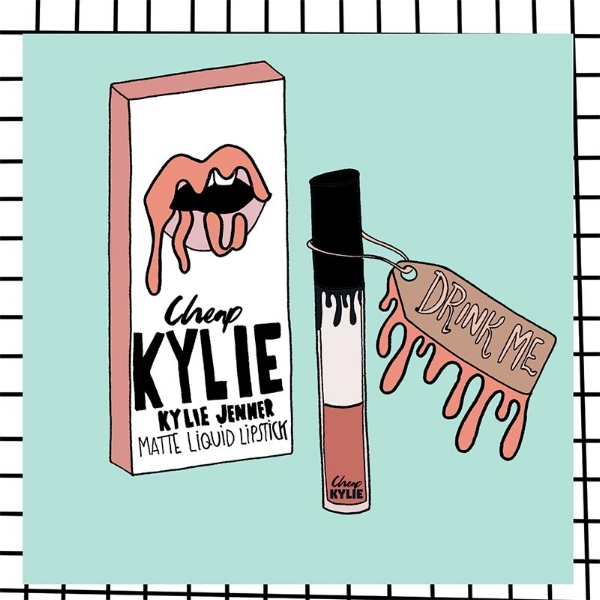 Looking to buy a specific sold-out Kylie Cosmetics lip kit? You might have to purchase one secondhand. (Art:  Jessica Palermi )
