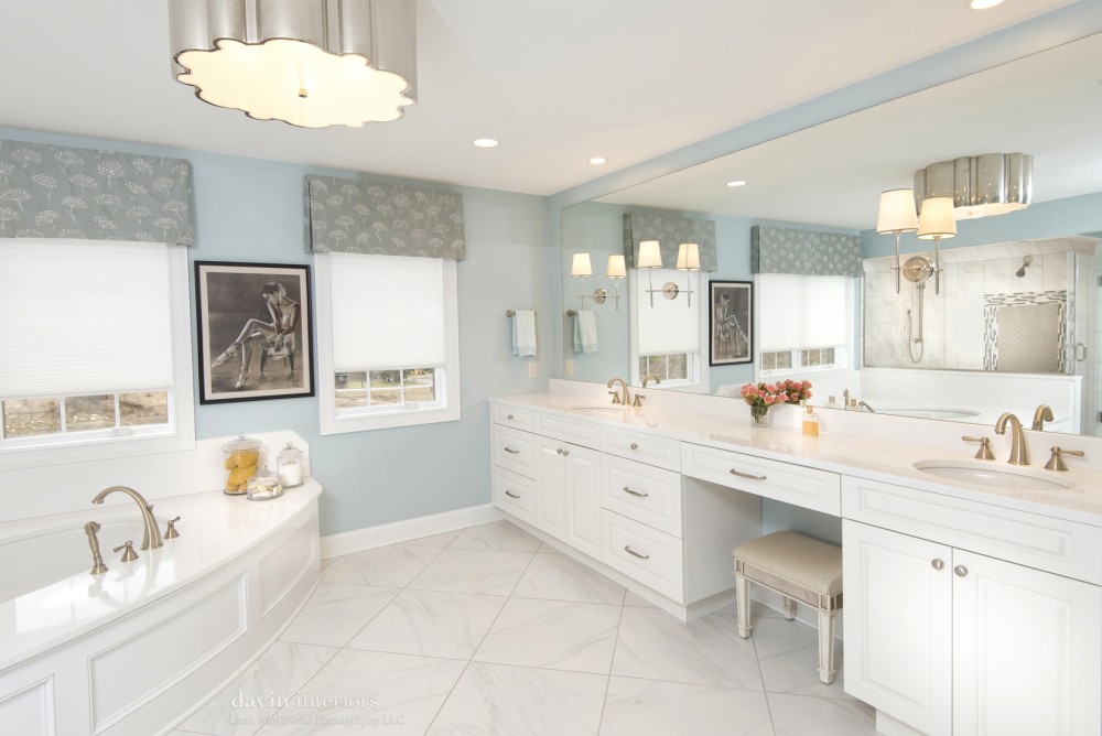 luxury bathroom design — davin interiors | home interior design