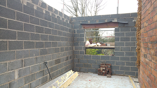 Reclaimed brick matching the original Victorian brick - Simply The Nest, a UK DIY renovation blog