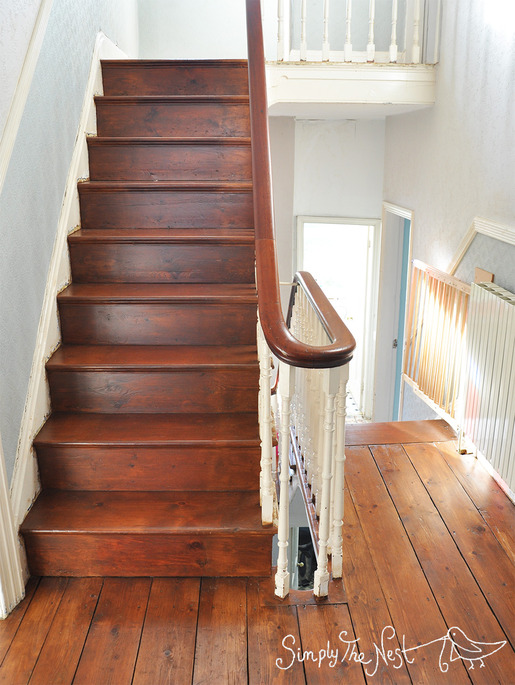 Victorian staircase renovation using Osmo Polyx Oil in Amber 3072 - by Simply The Nest,m a UK renovation blog