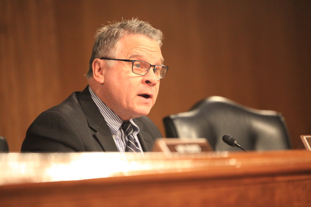 Rep. Chris Smith (R-NJ) at the CECC Hearing on The Communist Party’s Crackdown on Religion in China in Washington on Nov 28, 2018. (Jennifer Zeng/The Epoch Times)