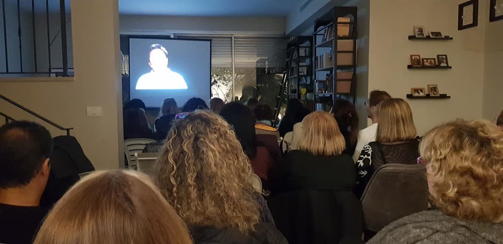 Free China screening in the city of Hud Hasharon in Israel, at  שירי מלכה  ‘s home on on Feb 9, 2019.
