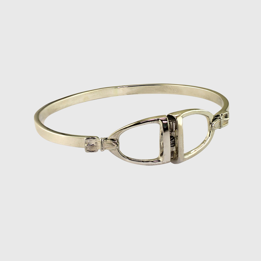 Double Stirrup Bracelet Sterling — Van Dell Jewelers
