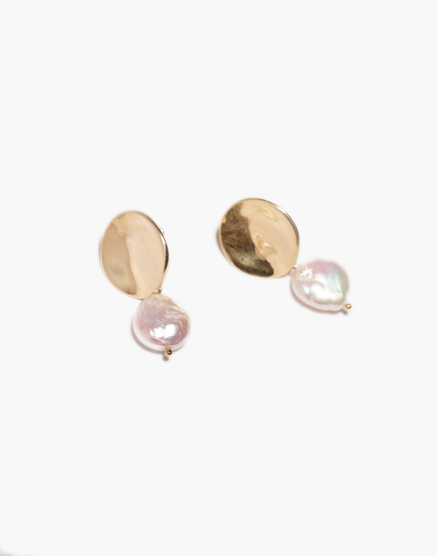 Pearl Dent Earrings — Odette New York