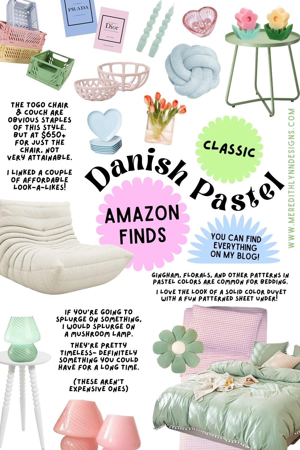 100+ Amazon Home Decor Finds (Danish Pastel Aesthetic) — Meredith Lynn ...