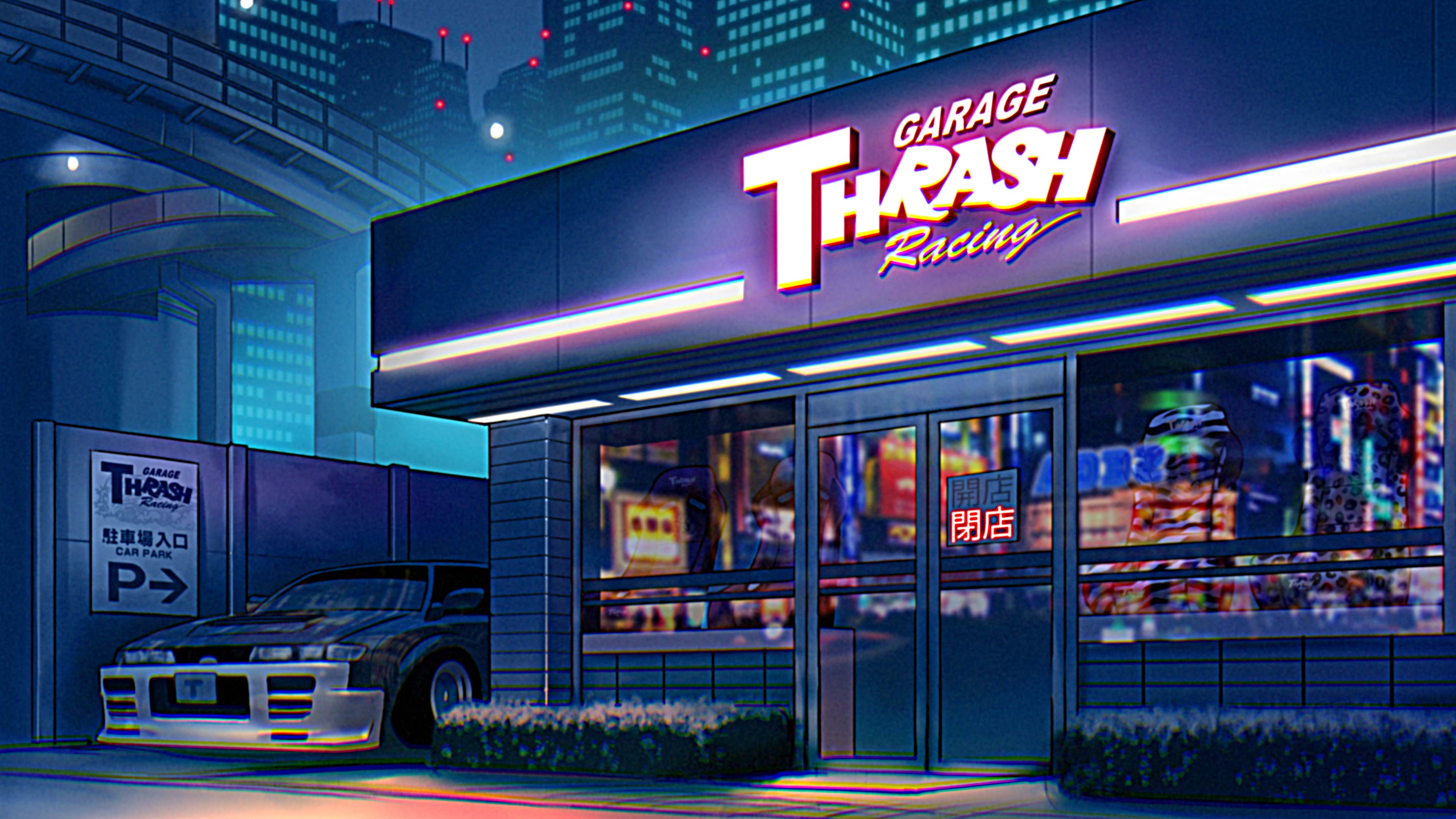 1 store am. Thrash Garage. Trash Garage Racing. Garage Thrash Racing. Thrash Garage обои.