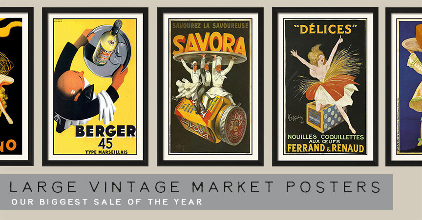 Vintage Market Posters - Vintage Art Collection