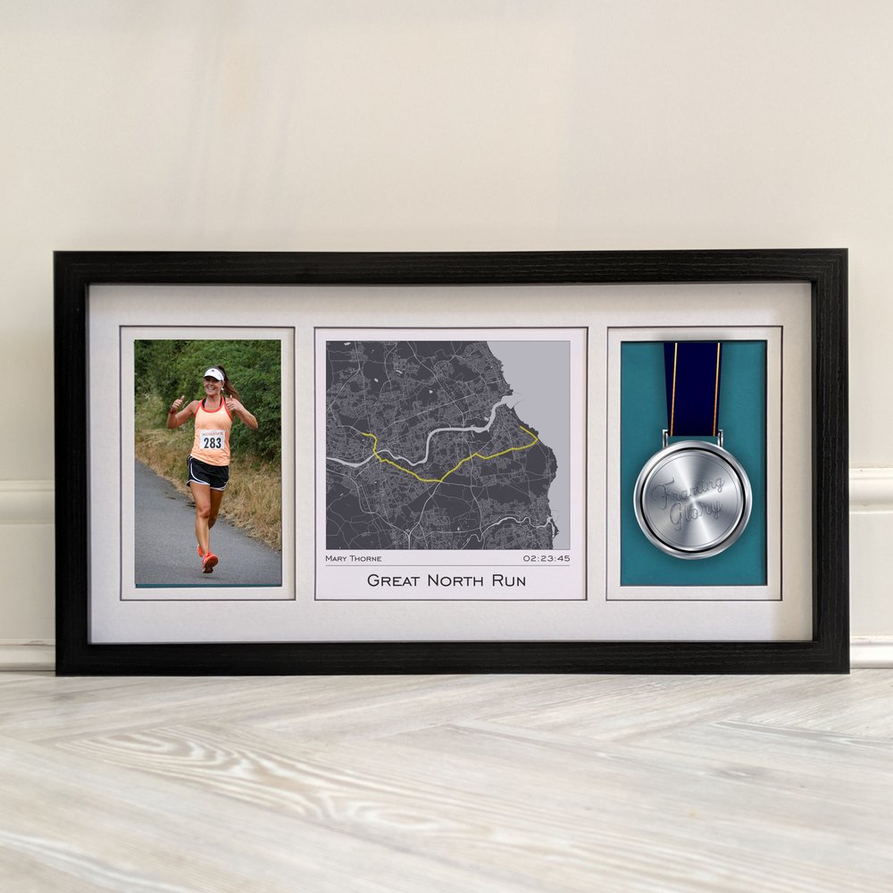 Great North Run Personalised Medal Frame/Gift 