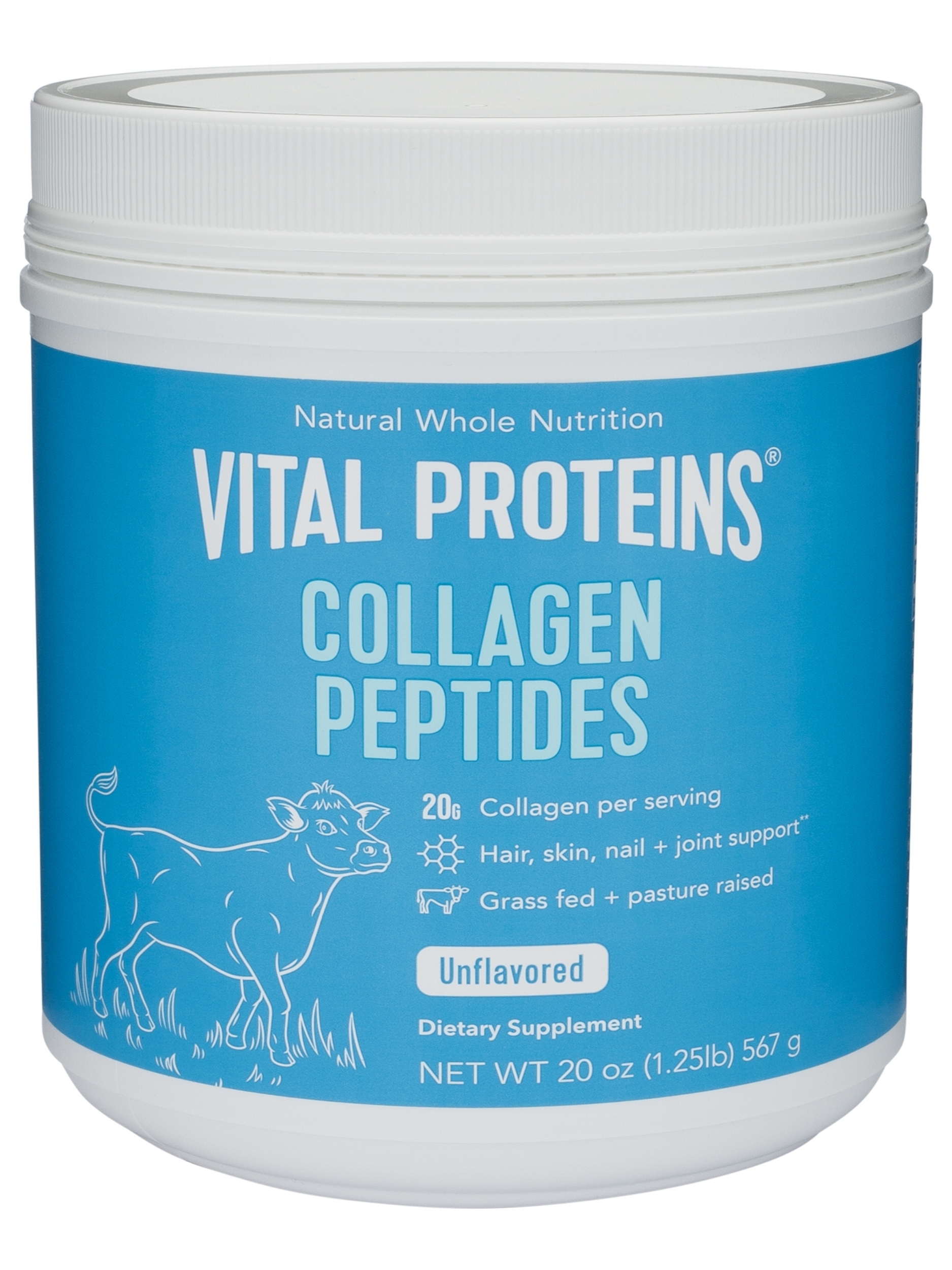 A tub of Vital Proteins' Collagen Peptides