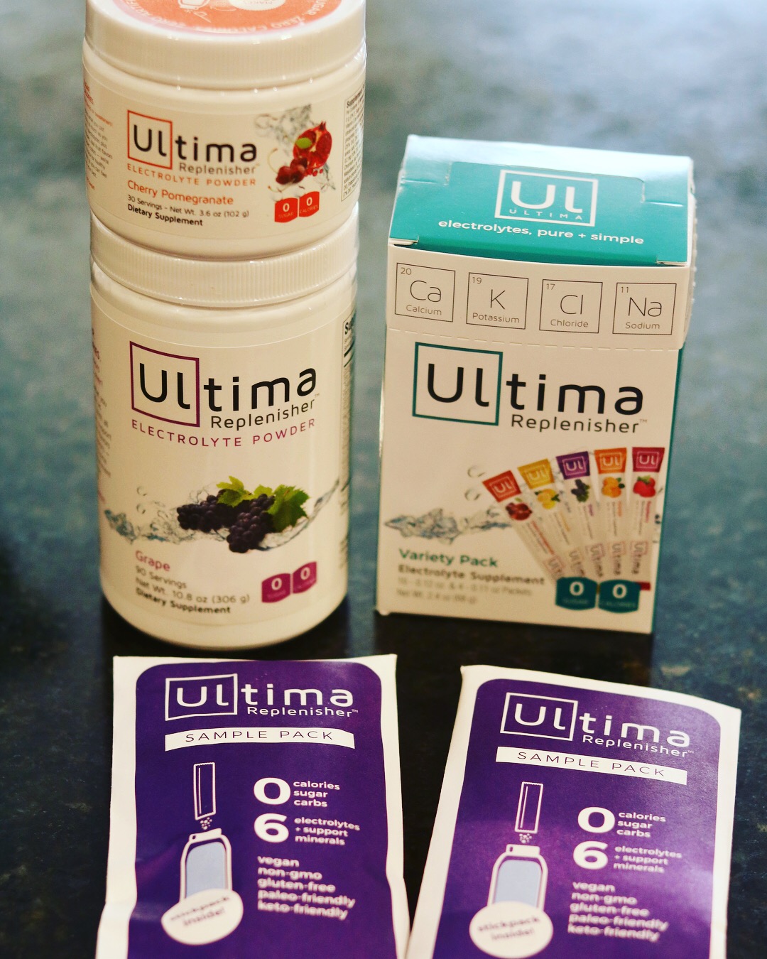 An assorted collection of Ultima Replenisher