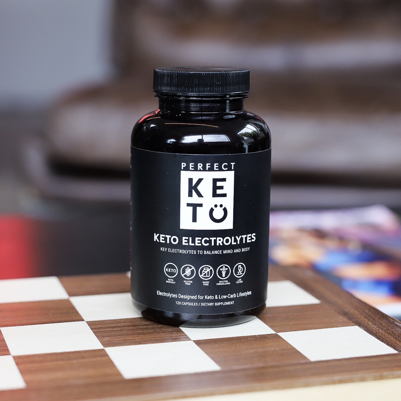 A jar of Perfect Keto Electrolytes