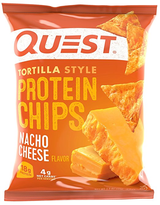 A bag of Quest Nutrition Tortilla Style Protein Chips