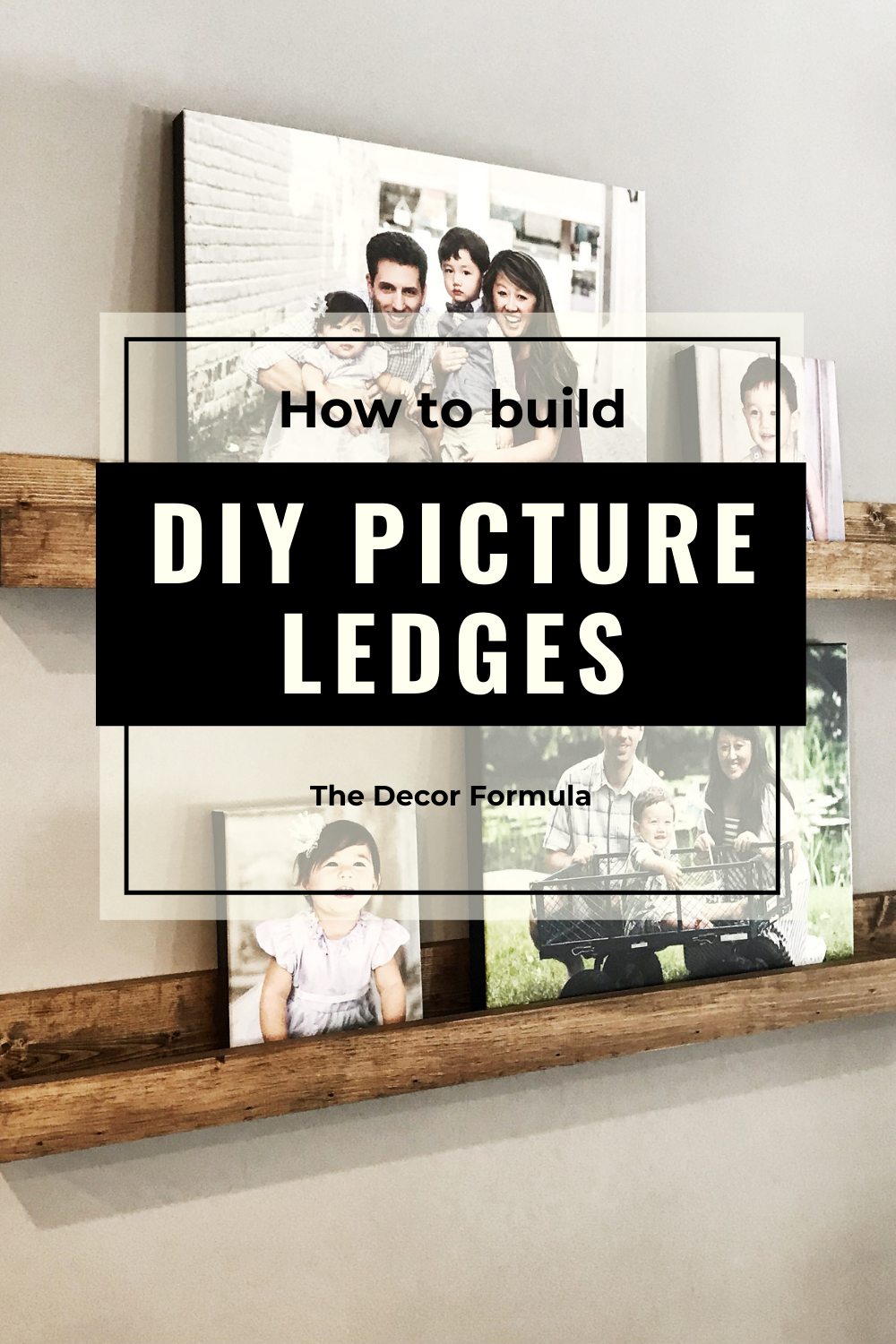 picture ledge styling ideas