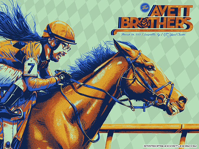avett brothers poster — State of Shock Studios