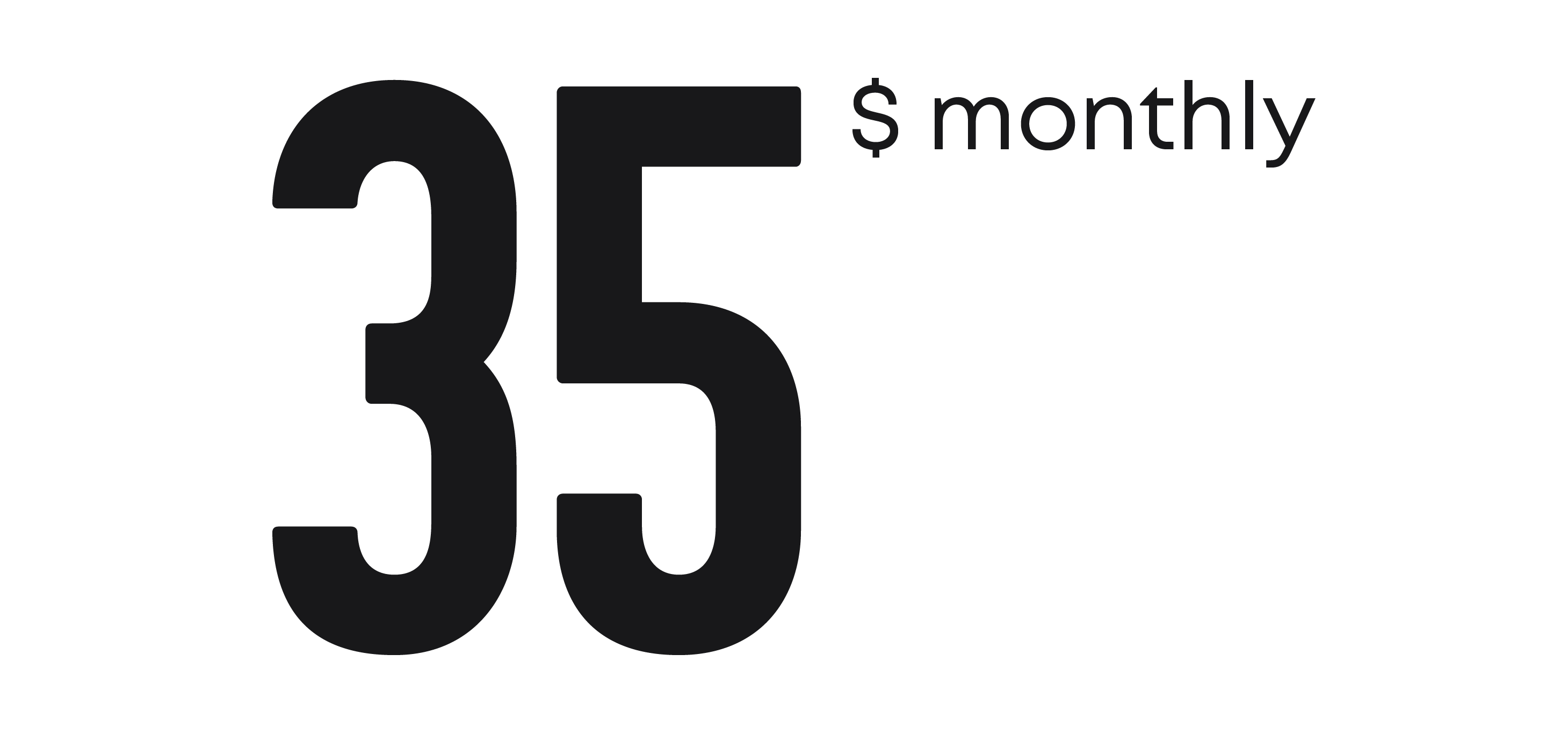 $35 per month