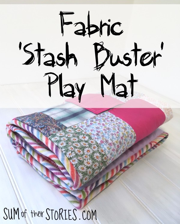  Fabric stash buster baby play mat 