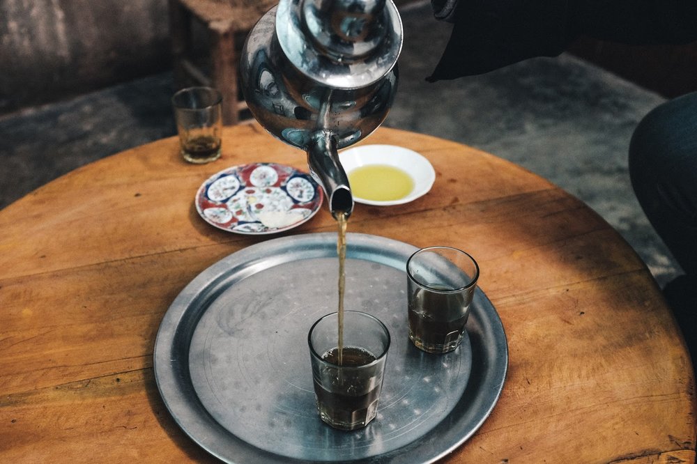 Traditional Maghrebi/Moroccon mint tea