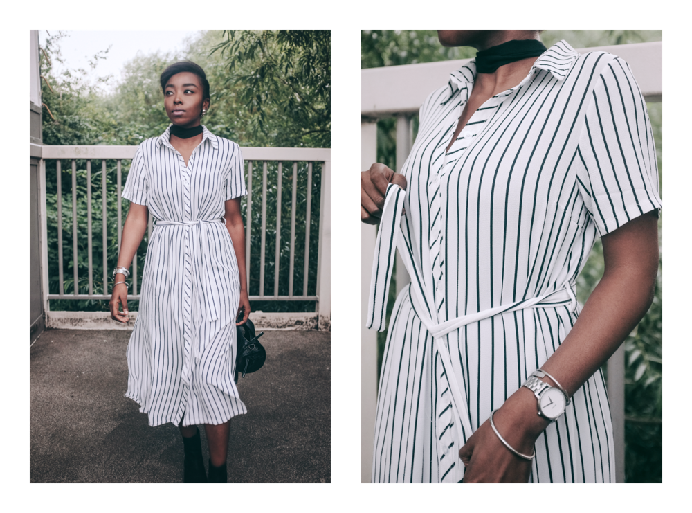 How to Style a Shirt Dress in Three Ways