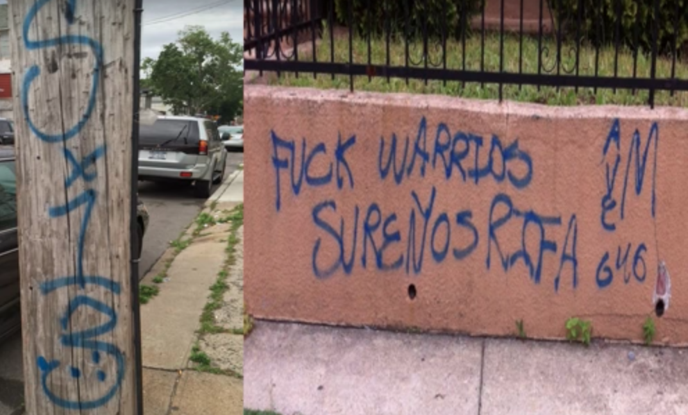 "Tagging" entire street gangs in Brooklyn