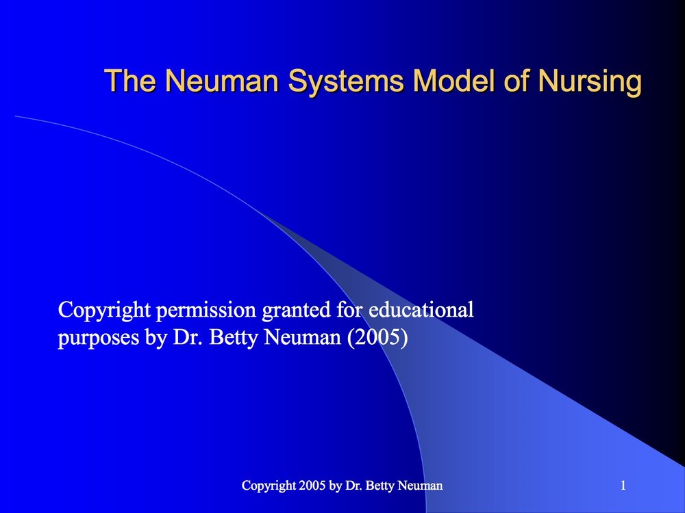 betty neuman systems model theory