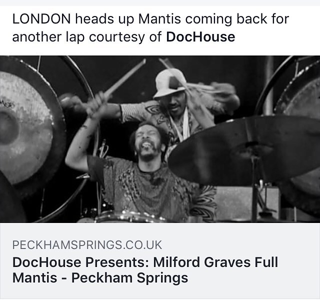 London: Full Mantis is back March 17th at Peckham Springs via @berthadochouse