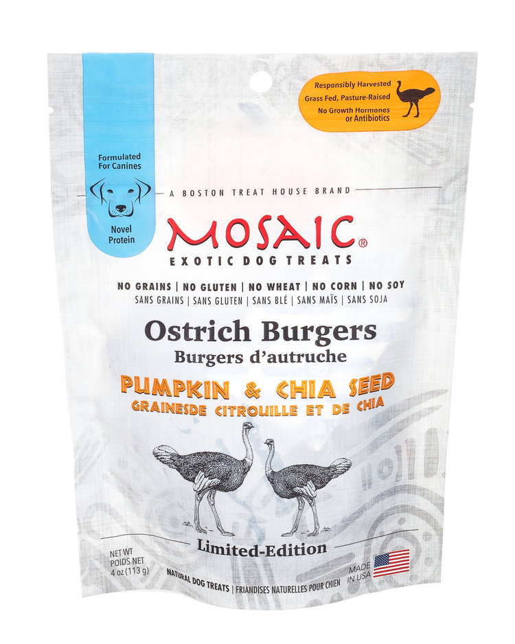 Ostrich Burgers | Pumpkin & Chia Seed (4 oz)