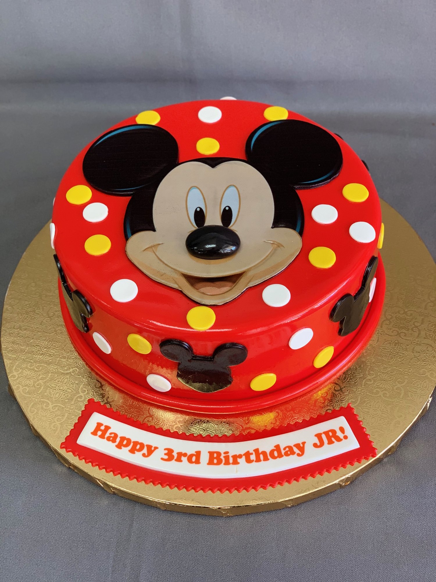 Mickey Mouse Birthday Cake — Skazka Cakes