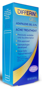 Differin - Adapalene Gel 0.1 Percent Acne Treatment