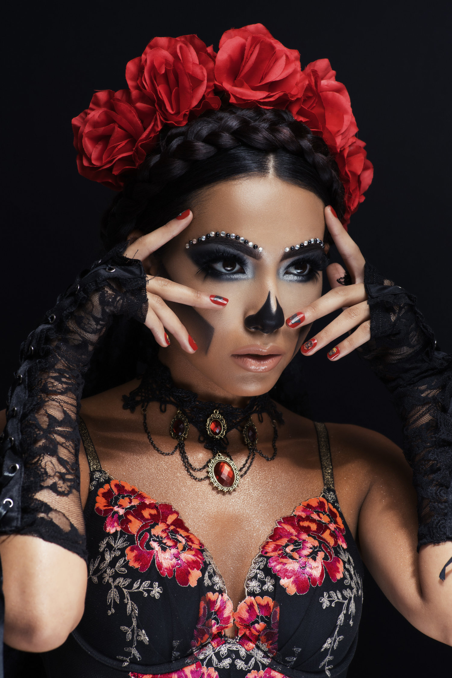 Day of the Dead Makeup Glam | Backstage Makeup Professionals