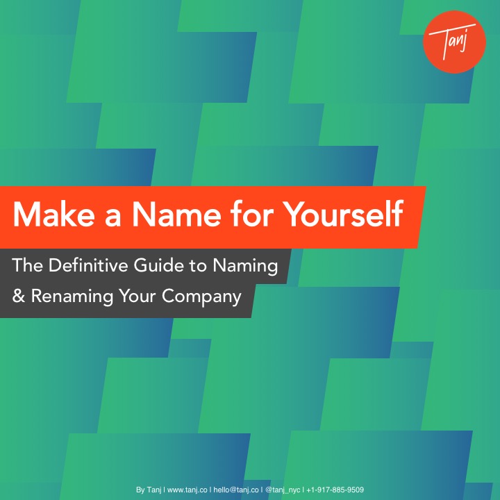   The  Tanj  company naming guide  