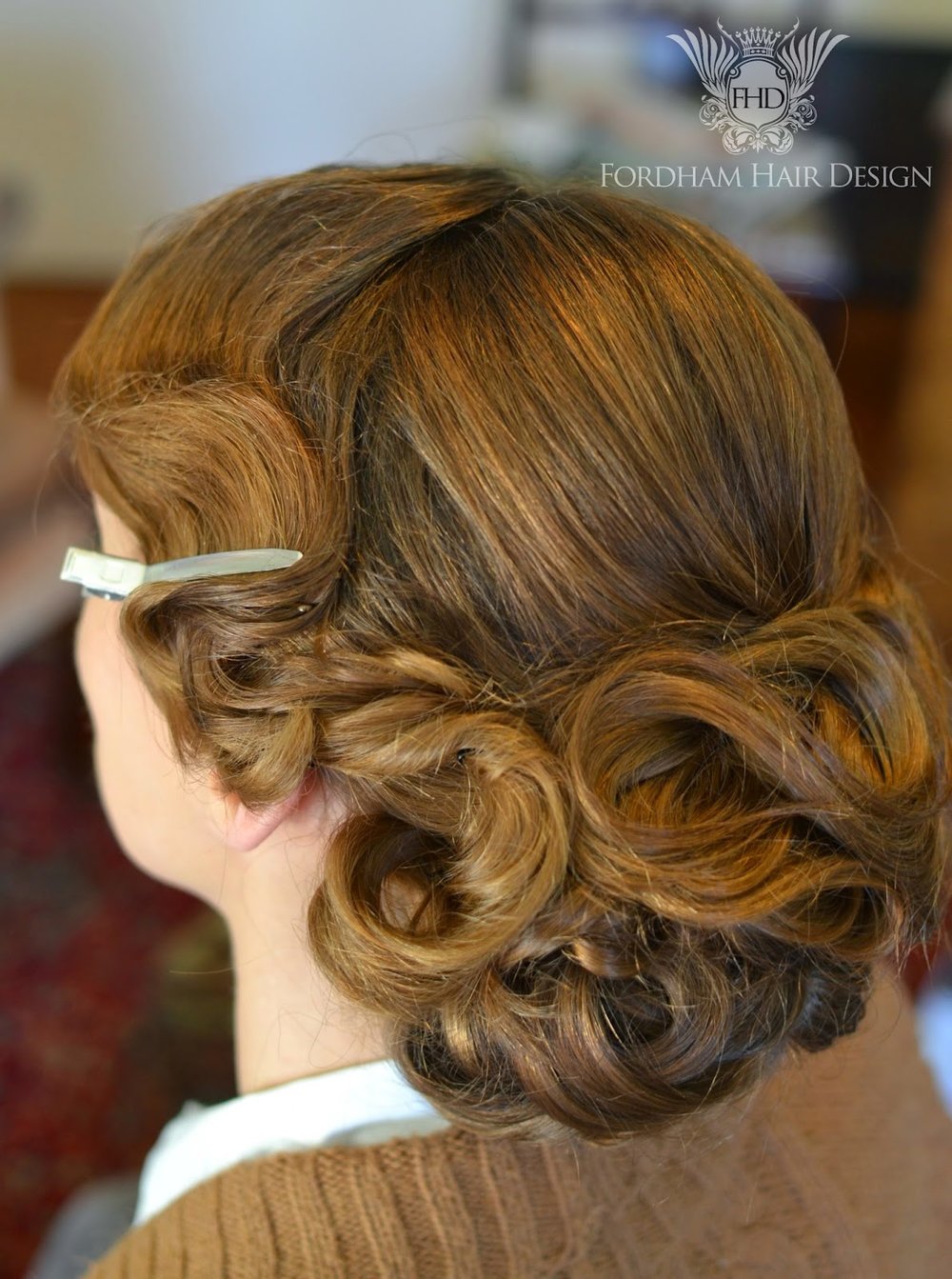 Vintage Wedding Hair with Fingerwaves Inspired by Downton Abbey — Fordham  Hair Design