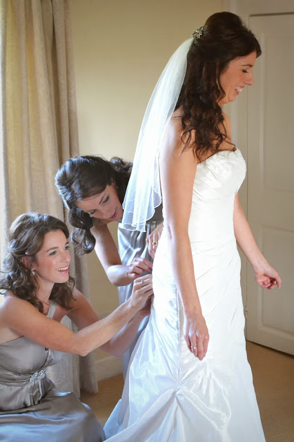 Bridal Hair Styling for Kingscote Barn Bride — Fordham Hair Design