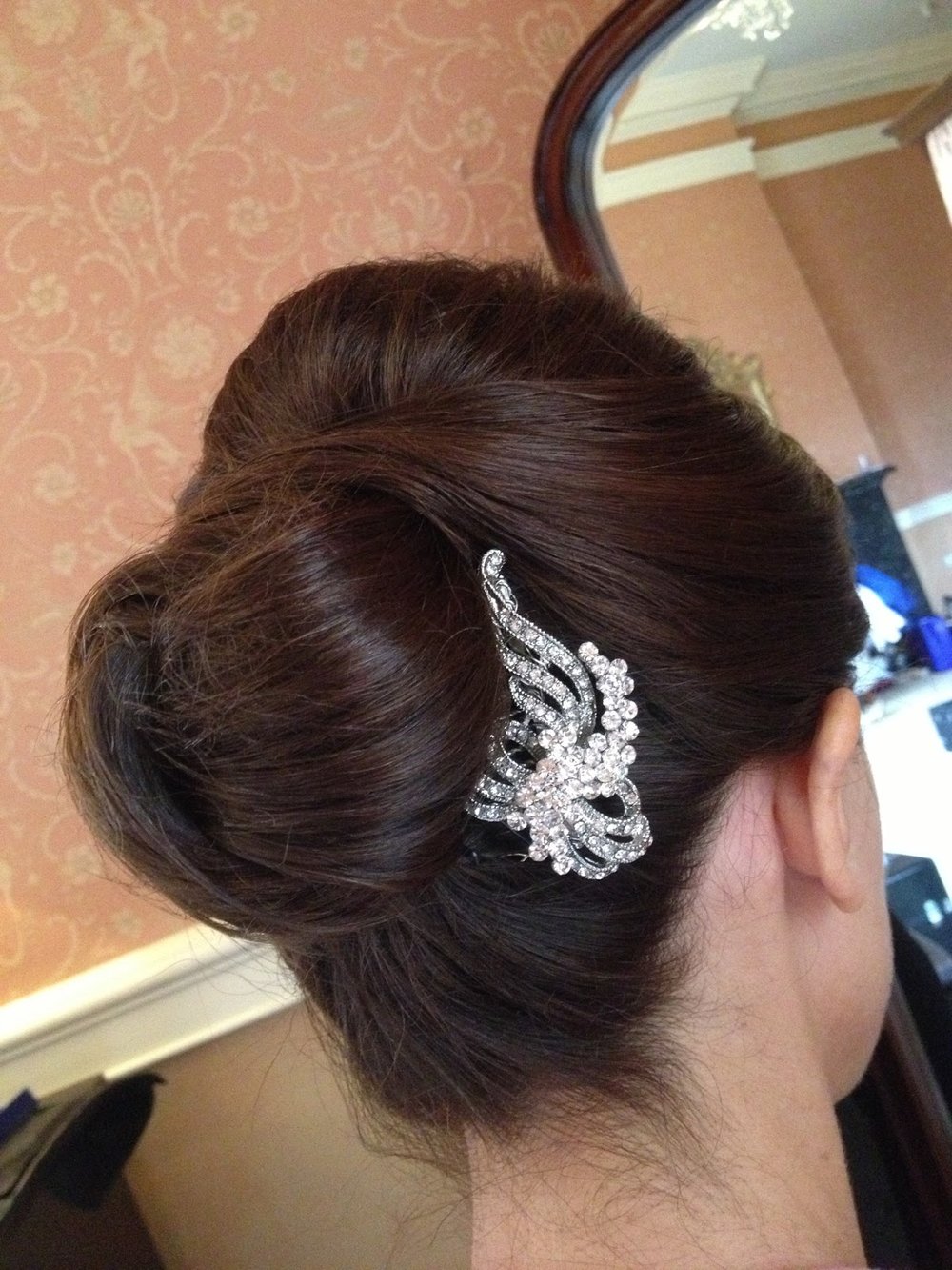 Louise's Wedding Hair Styling at Clearwell Castle — Fordham Hair Design
