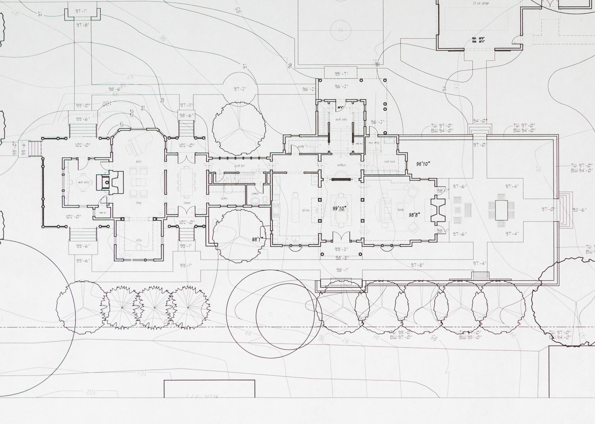 Blueprint of a modern farmhouse renovation and new build for a modern farmhouse. #modernfarmhouse #blueprint #floorplan