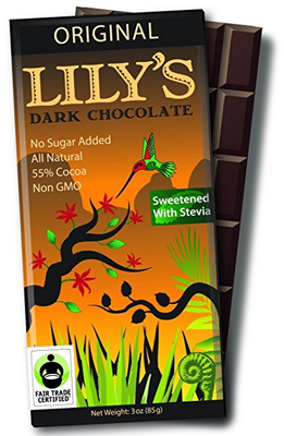 lilys dark chocolate slow carb diet